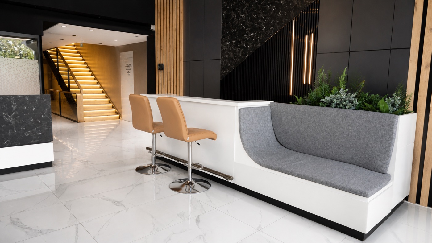 Three-floor clinic